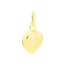 Pendentif Eudocie Coeur Lisse Or Jaune