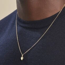 Pendentif Eudocie Coeur Lisse Or Jaune -Bijouterie Pas Chère B3PMJW0914 model1