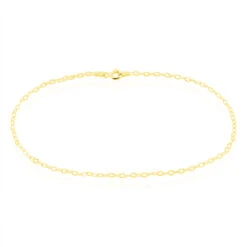 Chaîne De Cheville Maille Soleil Or Jaune