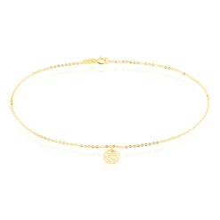 Chaîne De Cheville Arbre De Vie Or Jaune