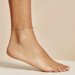 Chaîne De Cheville Plantie Or Jaune 5 Chaîne De Cheville Plantie Or Jaune -Bijouterie Pas Chère B3ZFJW0420 model0