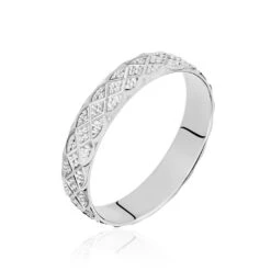 Alliance Ginny Ruban Plat Or Blanc