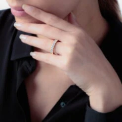 Alliance Eloise Or Jaune Diamant -Bijouterie Pas Chère B7AFJDW636 model0