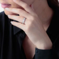 Alliance Giulia Or Rose Diamant -Bijouterie Pas Chère B7AFRDW02G model0