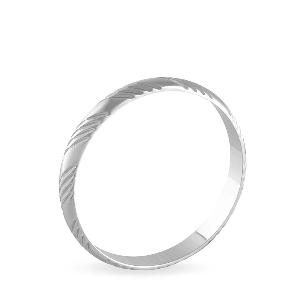 Alliance Hercule Striee Demi Jonc Classique Or Blanc 2 Alliance Hercule Striee Demi Jonc Classique Or Blanc – Image 2