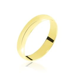 Alliance Meredithe Demi Jonc Classique Or Jaune
