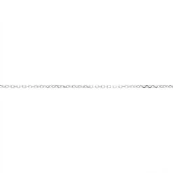 Chaîne Igoa Maille Forçat Diamantee Or Blanc