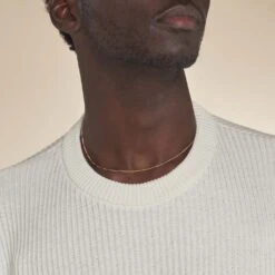 Chaîne Ixia Maille Gourmette Diamantee Or Jaune -Bijouterie Pas Chère B7CMJW0418 model3