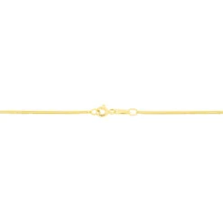 Chaîne Ixia Maille Gourmette Diamantee Or Jaune -Bijouterie Pas Chère B7CMJW0418 view2