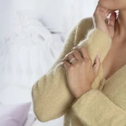 Bague Constance Or Blanc Diamant -Bijouterie Pas Chère B7DFBDW1B6 model1