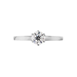 Bague Solitaire Natalia Or Blanc Diamant Synthetique -Bijouterie Pas Chère B7DFBJW063 view1