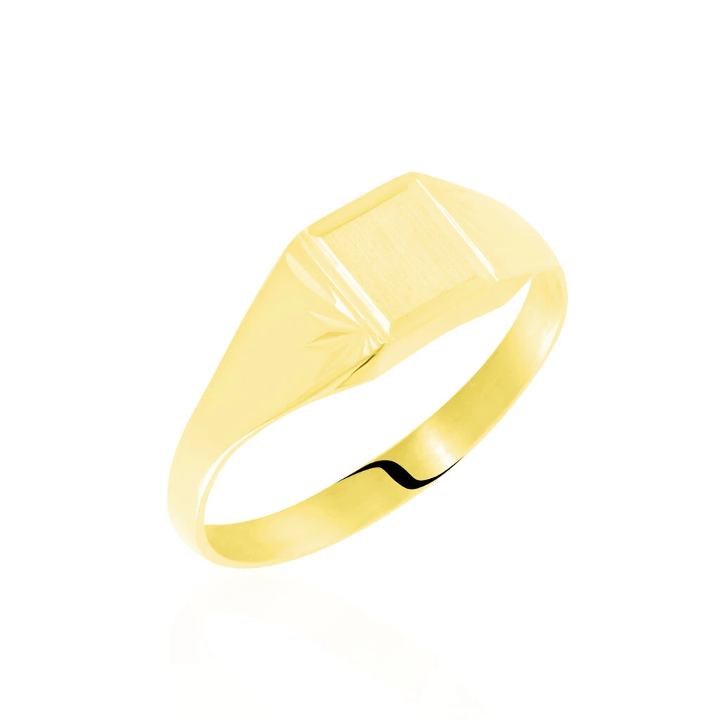 Chevalière Or Jaune 1 Chevalière Or Jaune