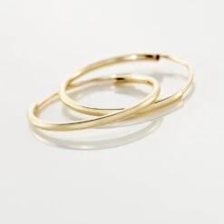 Créoles Muses Or Jaune -Bijouterie Pas Chère B7OFJW00QP view2