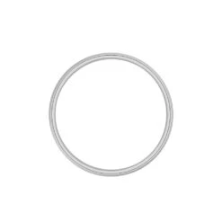 Alliance Rhodium Ruban Plat Palladium Bicolore -Bijouterie Pas Chère BEAH2W00BM view2