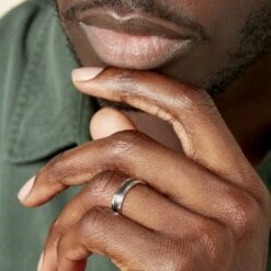 Alliance Mariaye Argent Blanc -Bijouterie Pas Chère FAAHBW0043 model1