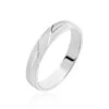 Alliance Lauria Ruban Plat Argent Blanc