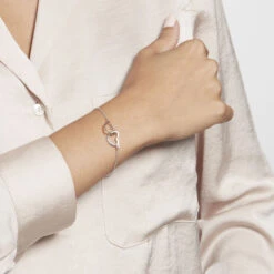 Bracelet Argent Bicolore Fethi -Bijouterie Pas Chère FABF2W0647 model0