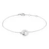 Bracelet Anjeza Argent Blanc