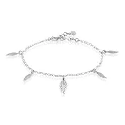 Bracelet Fabia Argent Blanc
