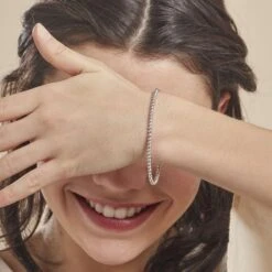 Bracelet Susanna Argent Blanc -Bijouterie Pas Chère FABFBW007X model1