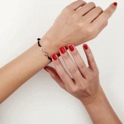 Bracelet Filomene Argent Blanc -Bijouterie Pas Chère FABFBW0099 view2