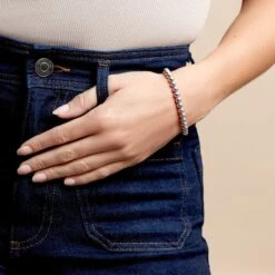 Bracelet Ciska Argent Blanc -Bijouterie Pas Chère FABFBW00B1 model0