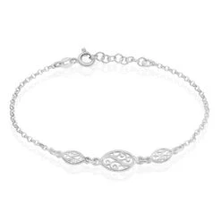 Bracelet Mahee Argent Blanc