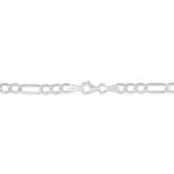Bracelet Cleona Maille Alternee 1/3 Argent Blanc -Bijouterie Pas Chère FABFBW00IT view2