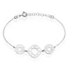 Bracelet Gardina Argent Blanc
