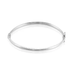 Bracelet Jonc Valery Argent Blanc