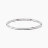 Bracelet Jonc Tabata Argent Blanc