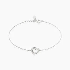 Bracelet Atoum Argent Oxyde De Zirconium