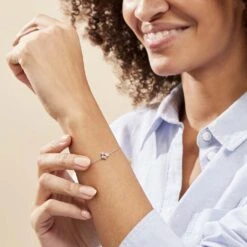 Bracelet Argent Duredle Oxydes De Zirconium -Bijouterie Pas Chère FABFBZW0Z6 model0