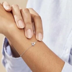 Bracelet Argent Duredle Oxydes De Zirconium -Bijouterie Pas Chère FABFBZW0Z6 model1