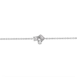 Bracelet Argent Duredle Oxydes De Zirconium -Bijouterie Pas Chère FABFBZW0Z6 view1