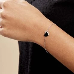 Bracelet Argent Leonilo Oxydes De Zirconium -Bijouterie Pas Chère FABFBZW0ZB model1