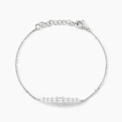 Bracelet Aliah Argent Blanc Oxyde De Zirconium