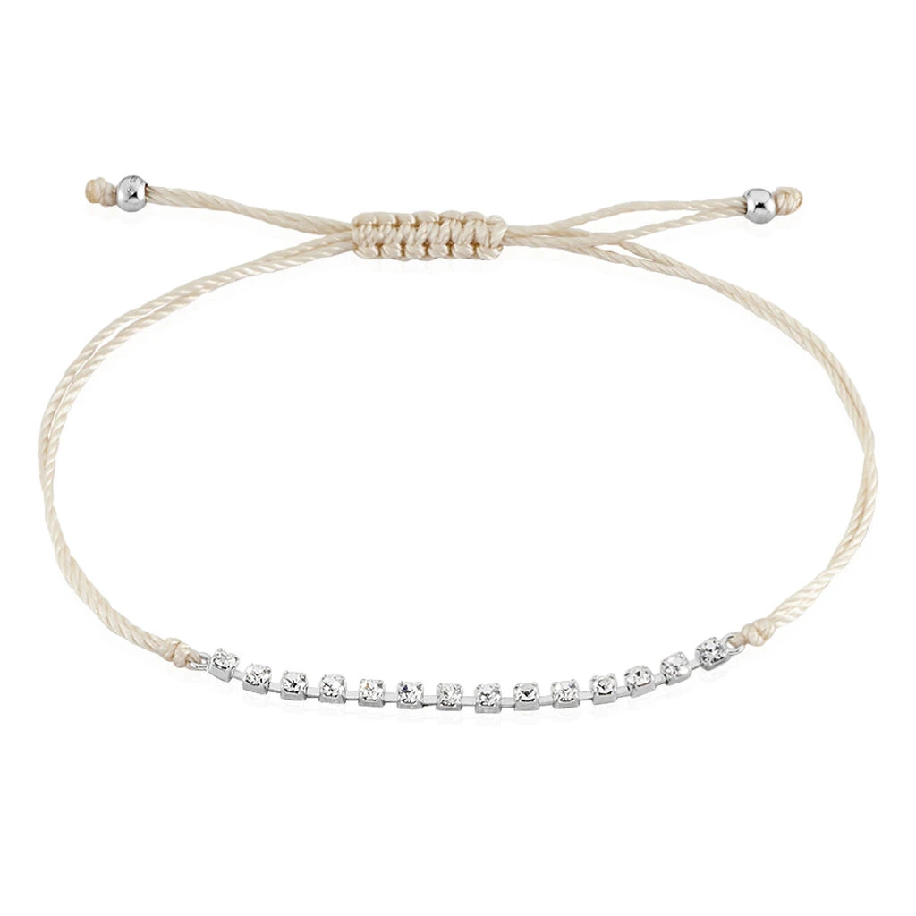 Bracelet Miguyae Argent Blanc Oxyde De Zirconium 1 Bracelet Miguyae Argent Blanc Oxyde De Zirconium