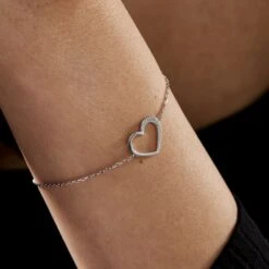 Bracelet Oflaz Argent Blanc Oxyde De Zirconium -Bijouterie Pas Chère FABFBZW793 model1