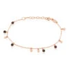 Bracelet Fares Argent Rose Spinelle