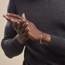 Bracelet Jonc Argent Stefaans -Bijouterie Pas Chère FABHBW0318 model0