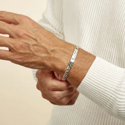 Bracelet Identite Argent Giani -Bijouterie Pas Chère FABHBWN002 model1