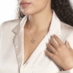 Collier Argent Bicolore Fethi -Bijouterie Pas Chère FACF2W0630 model0