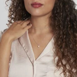 Collier Savino Argent Perle De Culture -Bijouterie Pas Chère FACFBUW143 model1