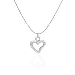 Collier Sweet Love Argent Blanc