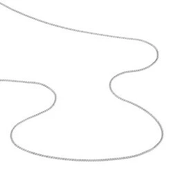 Chaîne Clementine Argent Blanc -Bijouterie Pas Chère FACFBW00JO view2