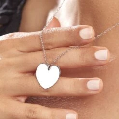 Collier Ylla Argent Blanc 9 Collier Ylla Argent Blanc -Bijouterie Pas Chère FACFBW00ST model1