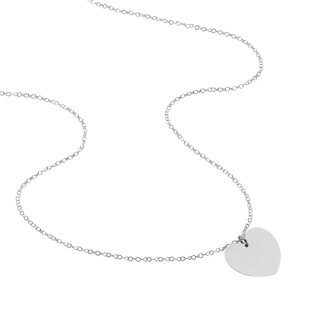 Collier Ylla Argent Blanc 2 Collier Ylla Argent Blanc – Image 2