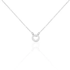 Collier Elenza Argent Blanc