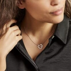 Collier Lovia Argent Blanc -Bijouterie Pas Chère FACFBW016L model0